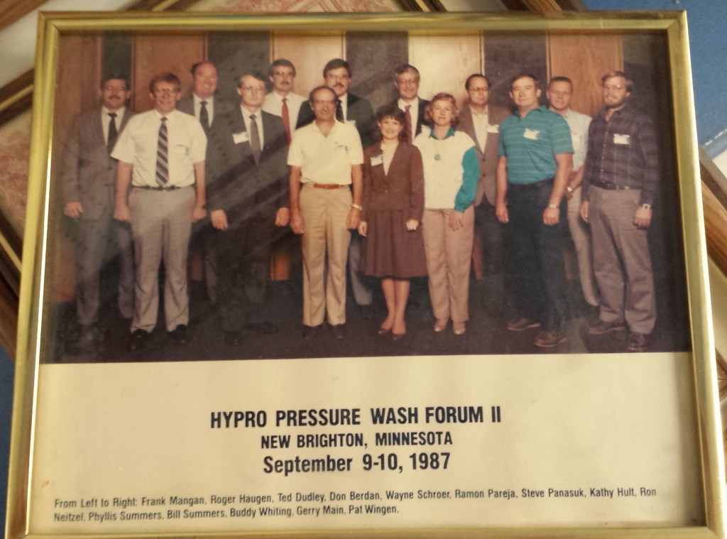 Hypro Pressure Wash Forum II Sep 9-10, 1987 Bill Sommers from Pressure Systems