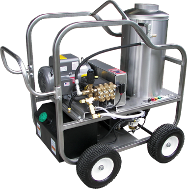 Pressure Washers with lifetime stainless steel frames only at pressure systems